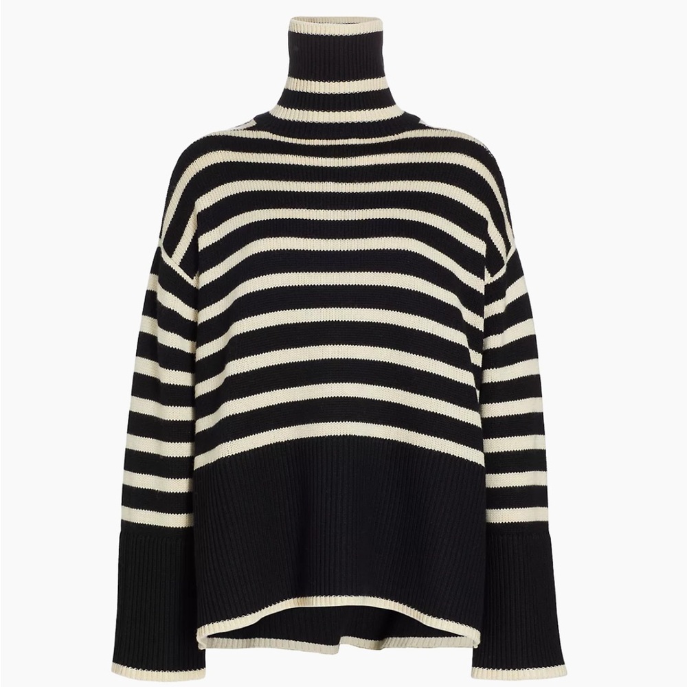 Toteme signature stripe turtleneck knit